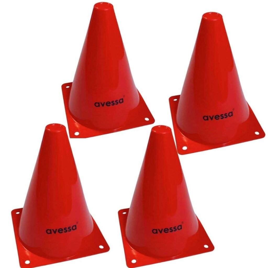 Antrenman Huni 18 cm 4'lü Set Kırmızı
