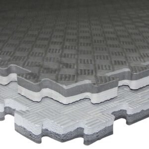 Tatami Minderi 100x100 cm 26 mm SİYAH - GRİ