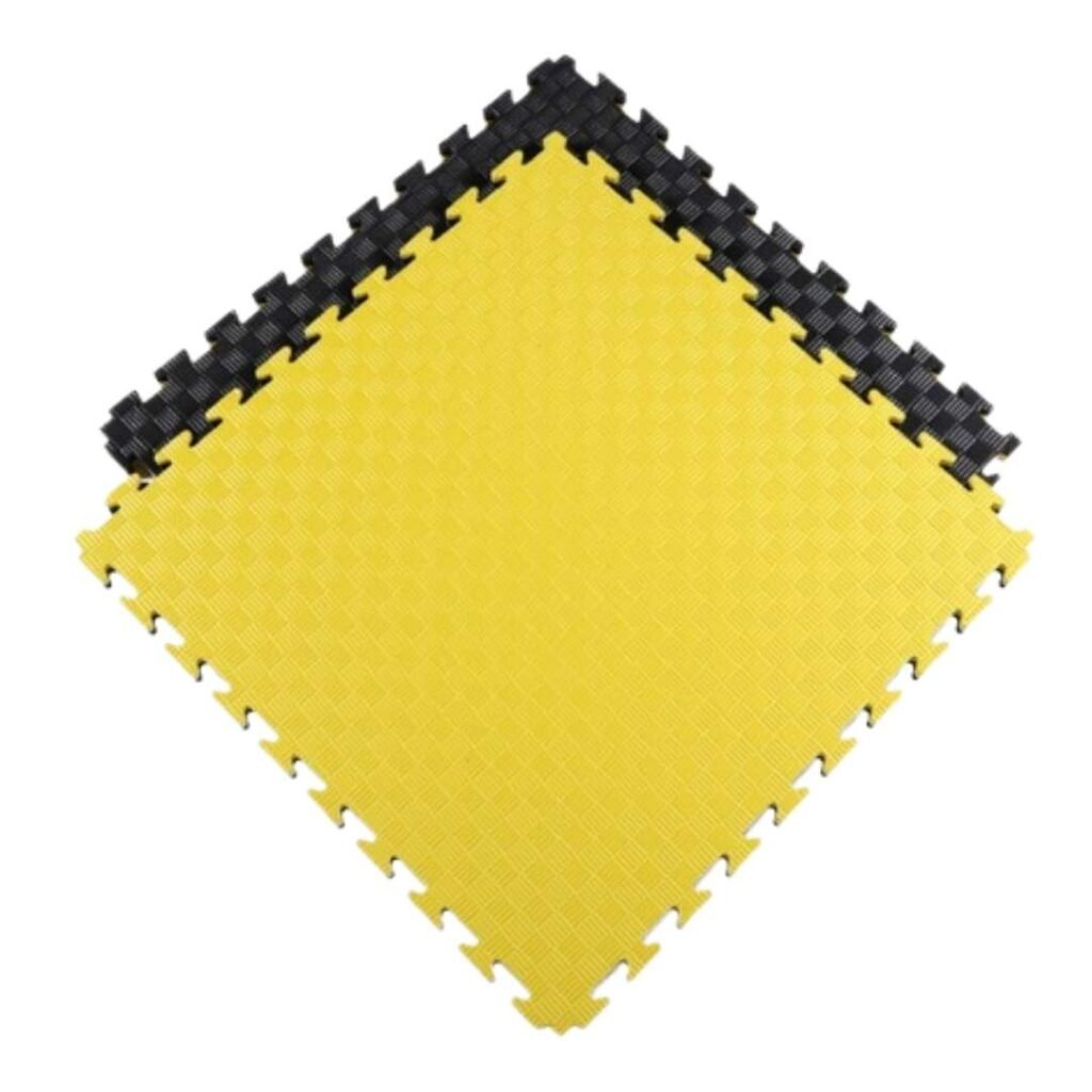Tatami Minderi 100x100 cm 26 mm SİYAH - SARI