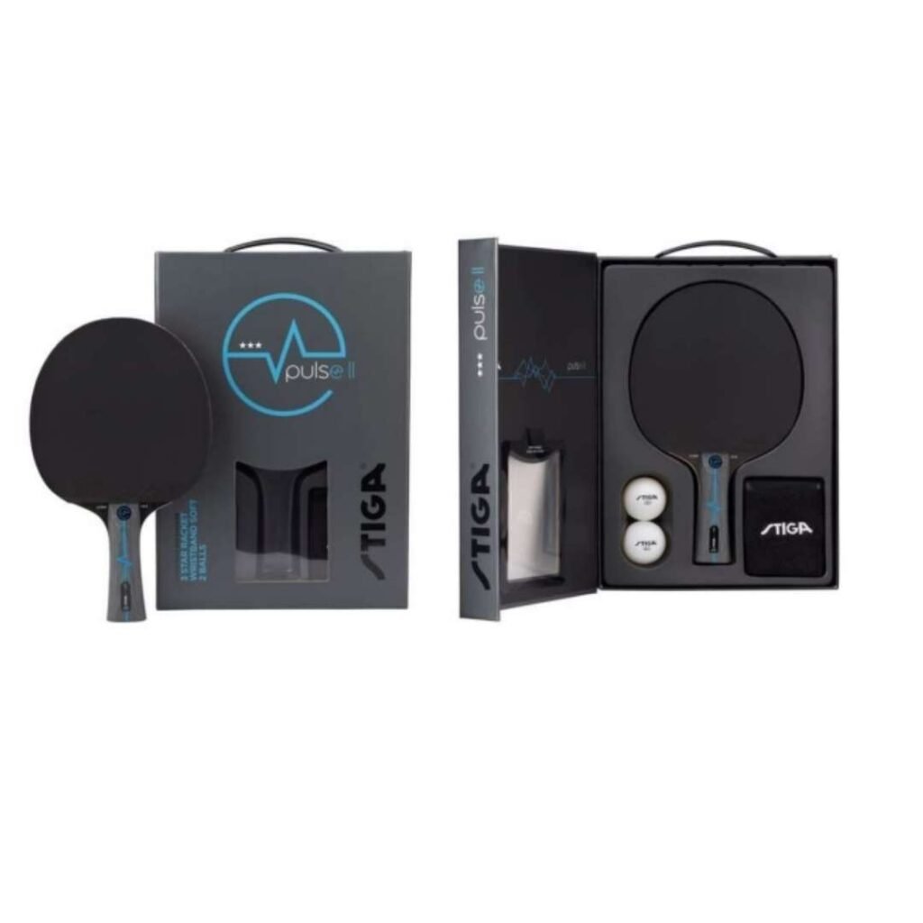 Stiga Pulse Box II 3 Star Masa Tenis Raket Seti | Profesyonel Seviye