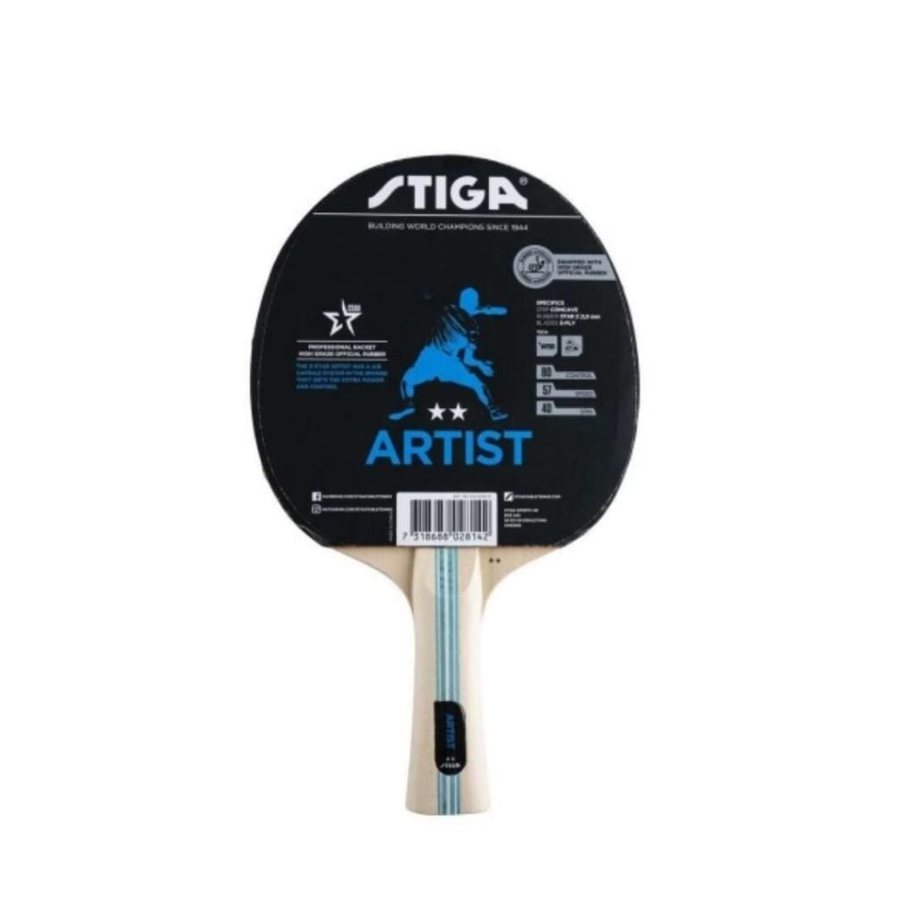Stiga Bat Artist – 2 Star Masa Tenisi Raketi | Başlangıç