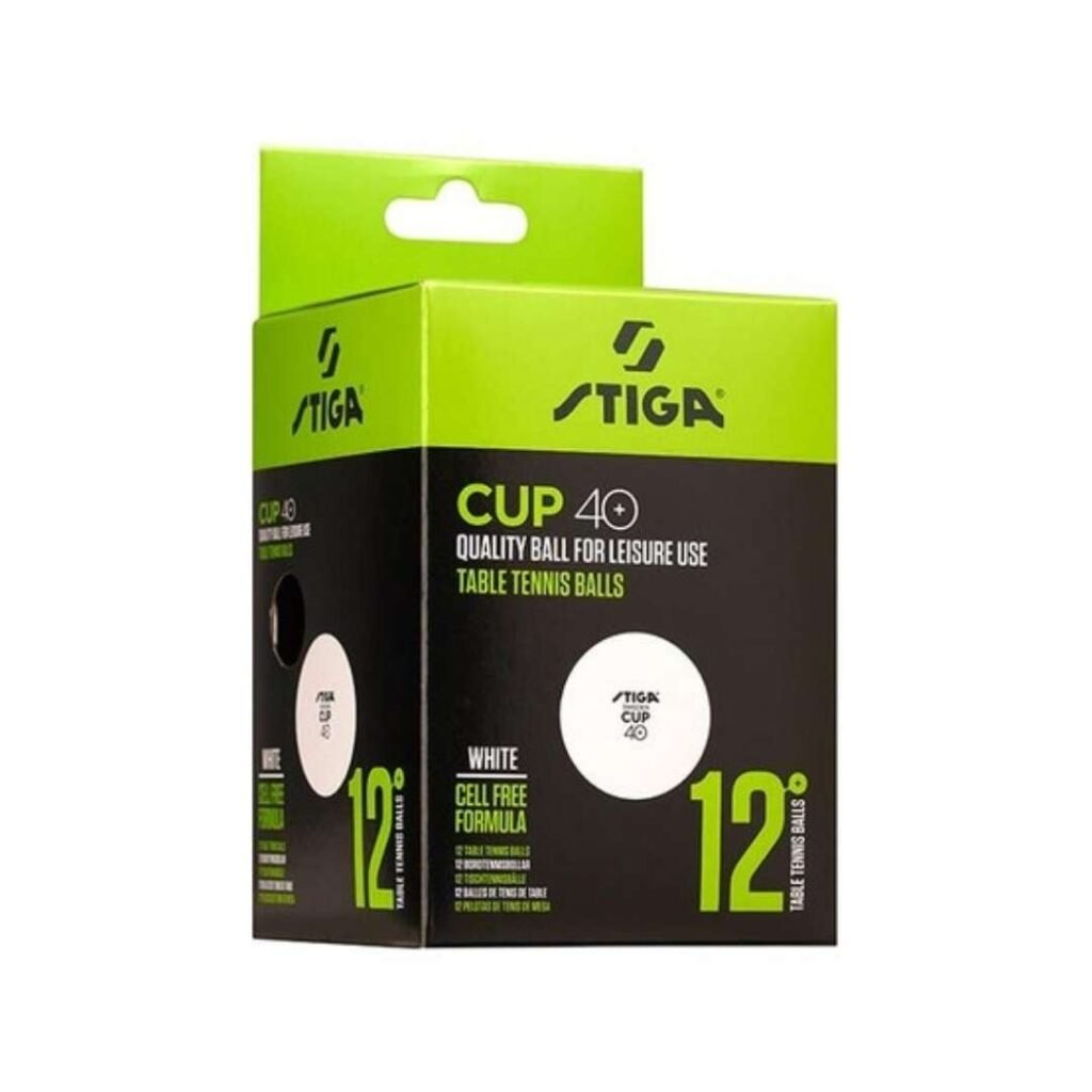 Stiga Beyaz Pinpon Topu 12’li Paket | Antrenman