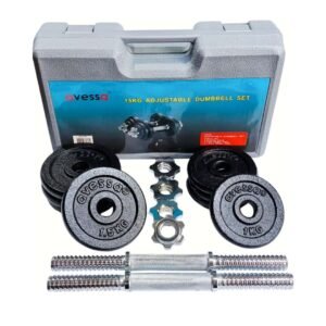 15 KG Set Çantalı Siyah Plaka Set