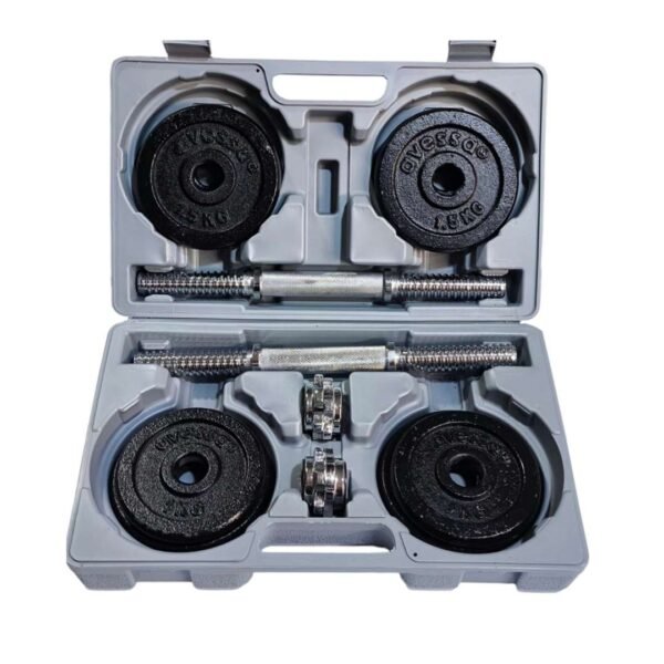 15 KG Set Çantalı Siyah Plaka Set