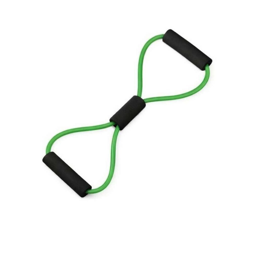 Ayak Göğüs Egzersiz Lastiği Yeşil Renk 5X8X1000 mm
