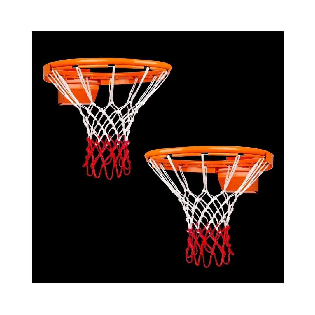 Basketbol Filesi Ağı Nodes CN249BS Kırmızı Beyaz - Görsel 3