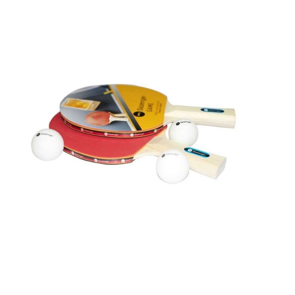 Masa Tenisi Raketi SLAZENGER Tenis Seti (2 RAKET + 3 TOP)