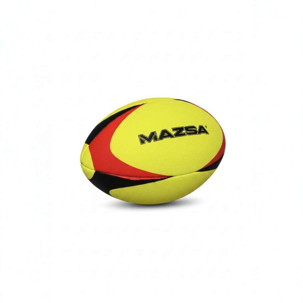 Mazsa Ceulluler Rubber Rugby Topu 4 No Sarı