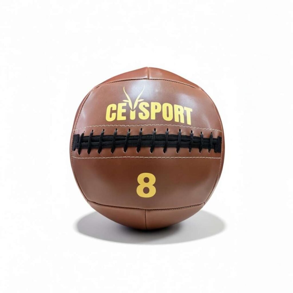 PRO WALL BALL – Sağlık Topu 8 Kg Kahverengi