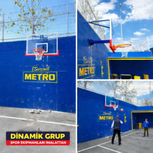 Duvara Monte Basic Model Basketbol Potası (100×150)